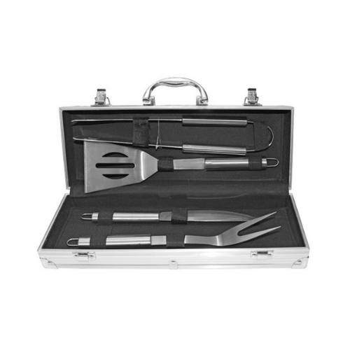 KIT MALETA PARA CHURRASCO 4 PEÇAS